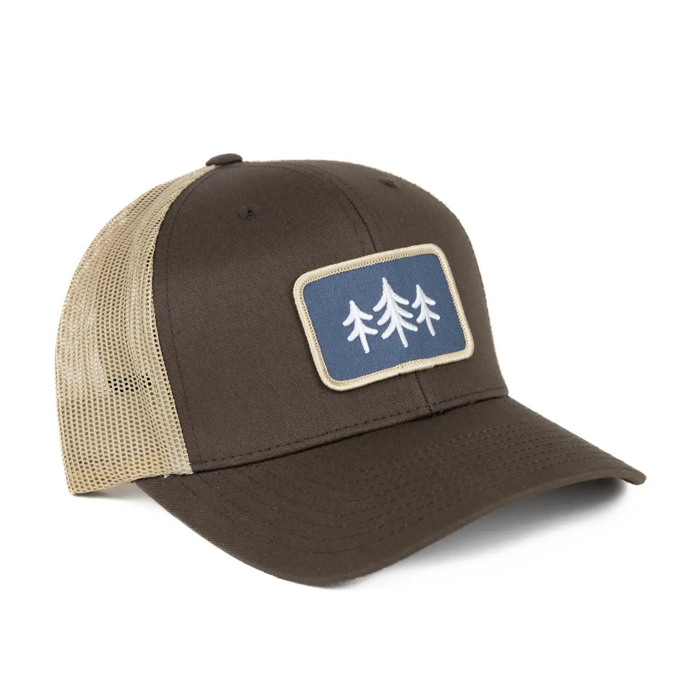 TriPine Trucker Hat - Brown/Tan