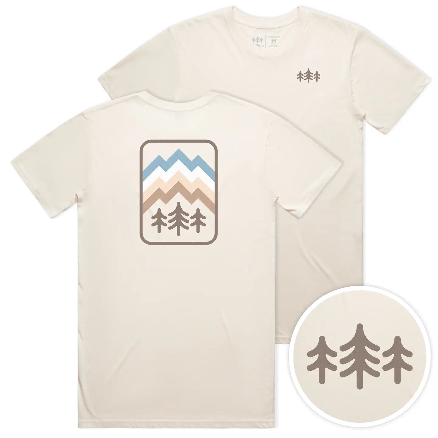 Peaks Staple Cotton Tee - Ecru