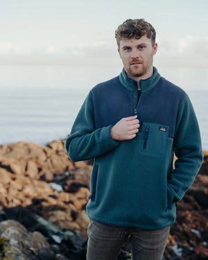 Polar Fleece 1/4 Zip - Teal