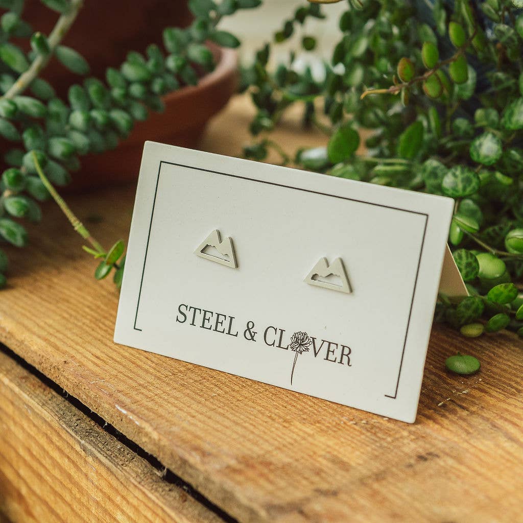 Mountain Stud Earrings