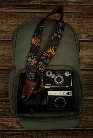 Forest Foliage Camera Strap