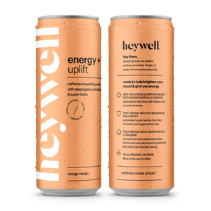 Heywell energy + lift sparkling orange mango