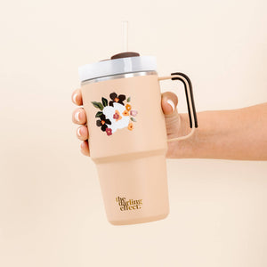 20oz Mini Tumbler - Bloom Mocha