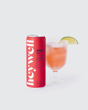 Heywell energy + lift sparkling cherry limeade