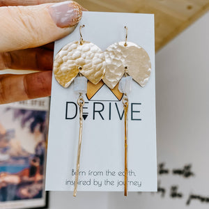 Free Spirit Moonstone Earrings