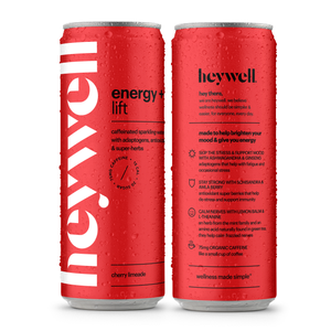 Heywell energy + lift sparkling cherry limeade