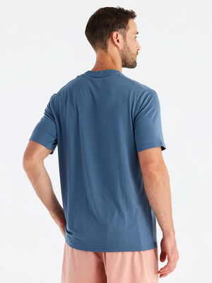 Men's Bamboo Motion Tee - Slate Blue