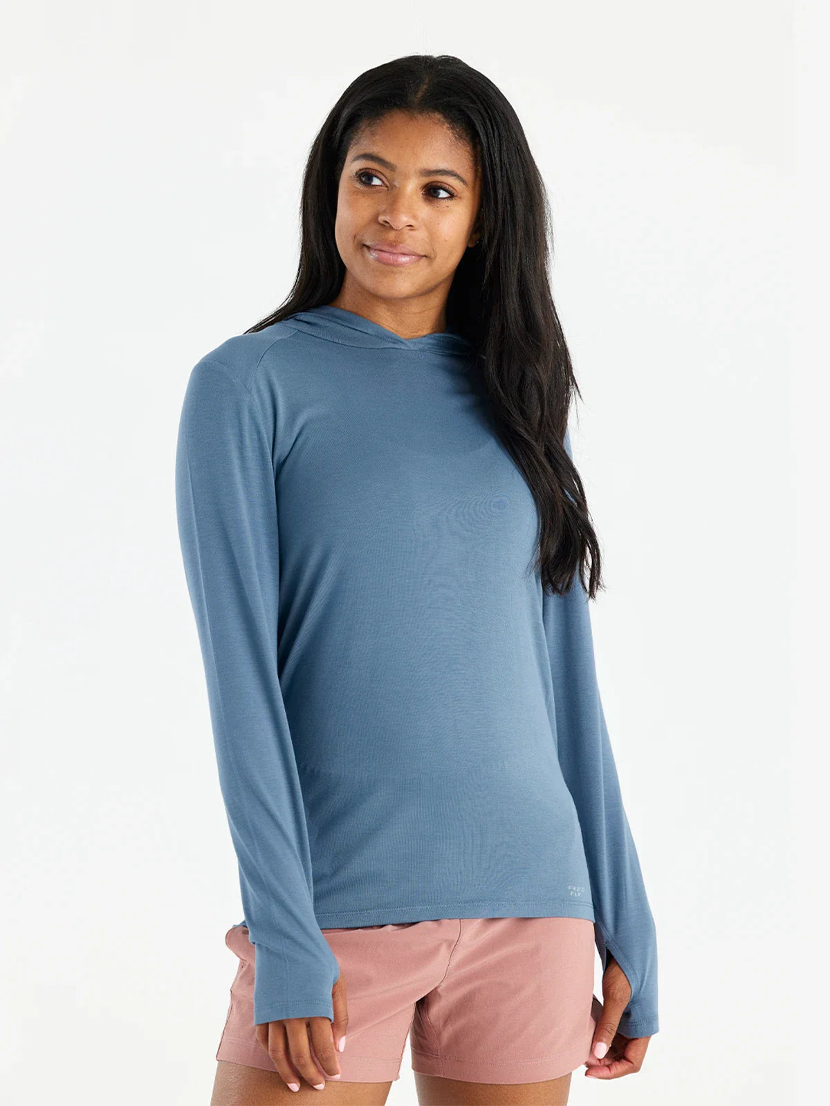 Women's Bamboo Shade Hoodie II - Slate Blue