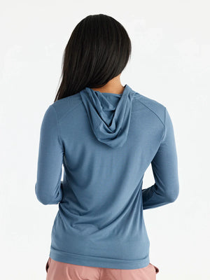 Women's Bamboo Shade Hoodie II - Slate Blue