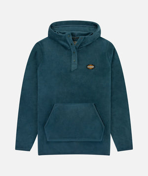 Quintin Fleece Hoodie - Indigo