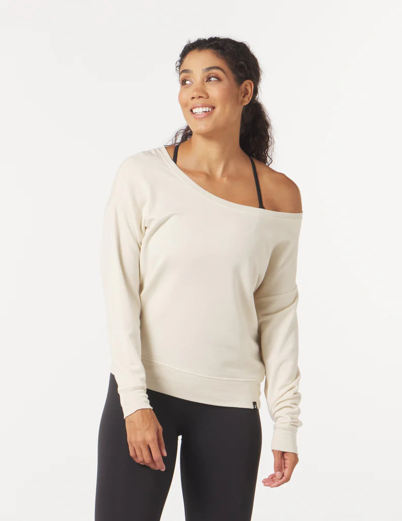 Lounge Off Shoulder: Oatmilk