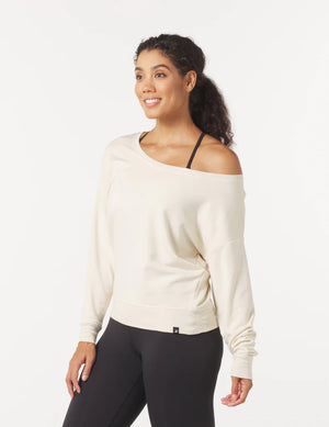 Lounge Off Shoulder: Oatmilk