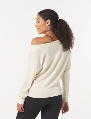 Lounge Off Shoulder: Oatmilk