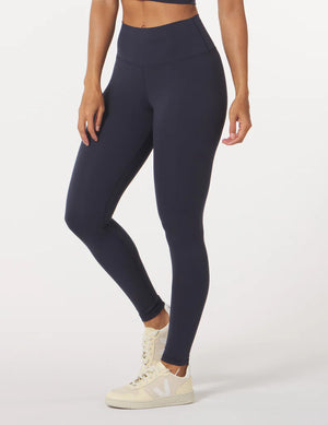 High Waisted Pure Legging: Navy