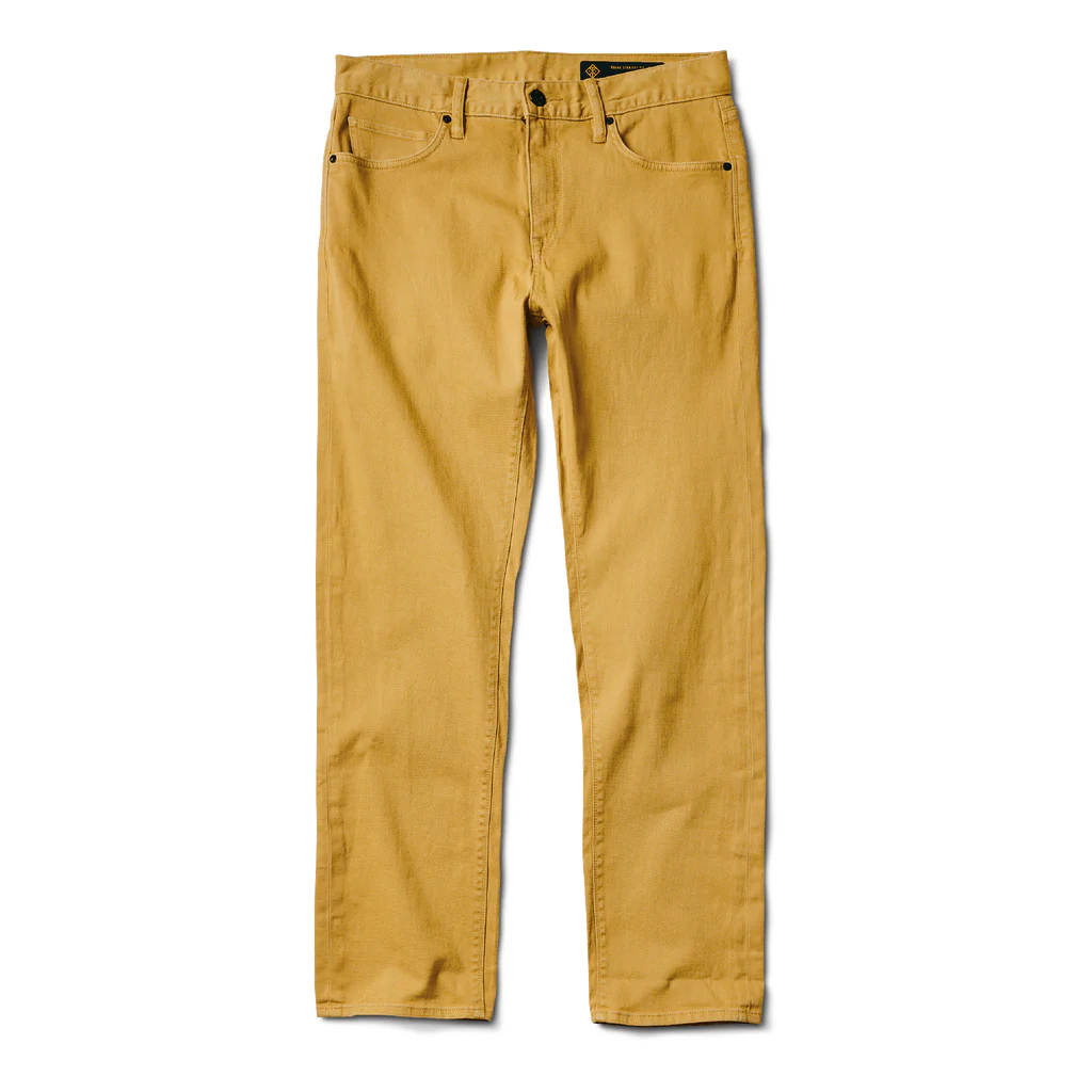 HWY 128 Straight Fit Broken Twill Jeans - Golden