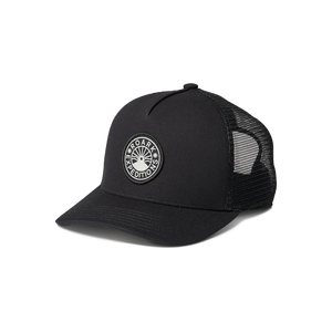 Station Trucker Snapback Hat - Black