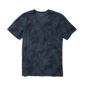 Mathis Pocket Short Sleeve Active Tee - Navy Tie Dye