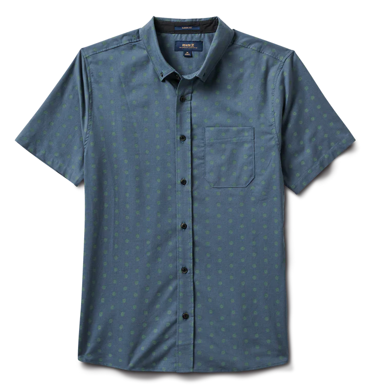 Scholar Stretch Organic Short Sleeve Button Up Shirt