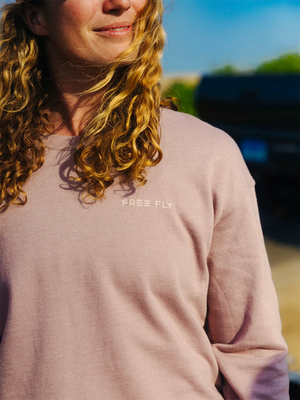 Women's Carve Your Path Fleece Crew - Heather Fig