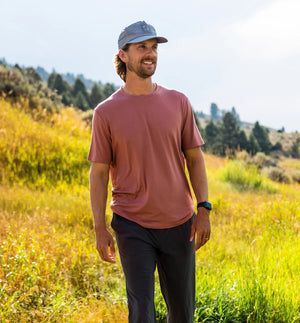 Men's Bamboo Motion Tee - Redwood