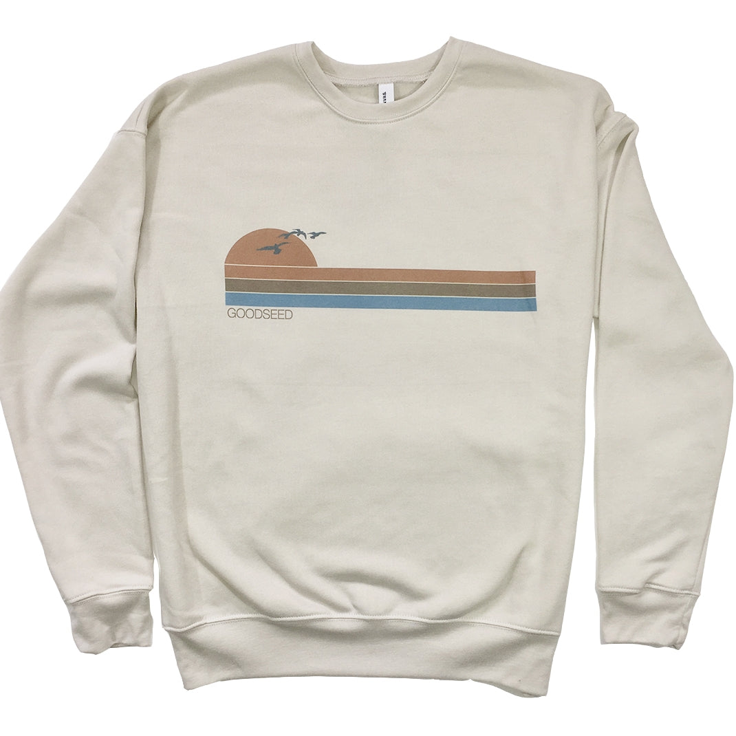 Seagulls Unisex Crewneck - Dust