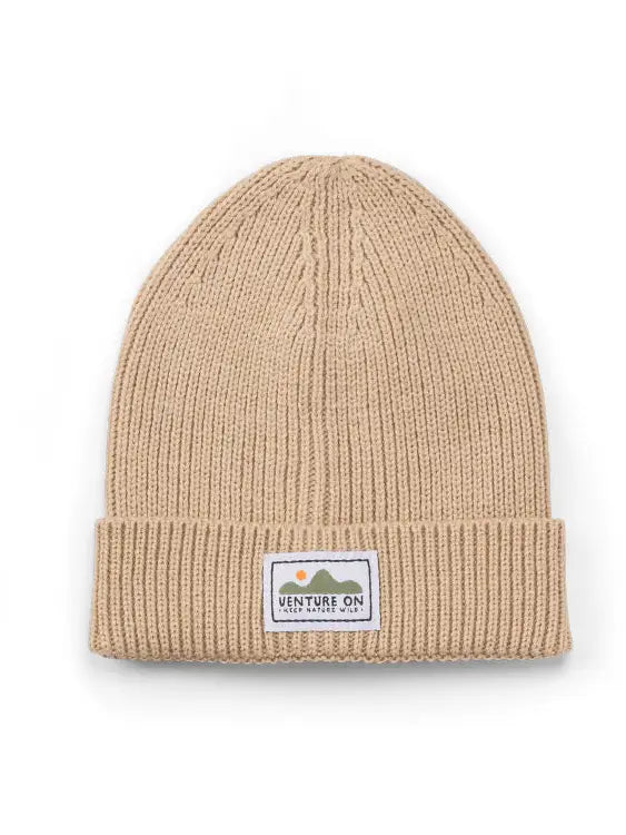 Venture On Mountain Range Recycled Knit Beanie