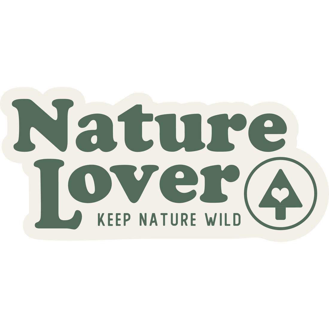 Keep Nature Wild Stickers - Free Air Life Co.