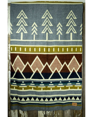 Tree Line Queen Blanket - Subalpine