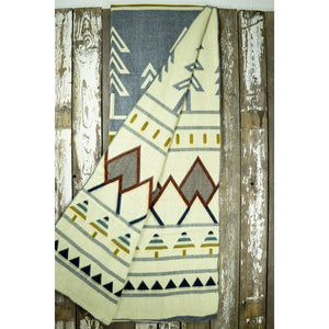 Tree Line Queen Blanket - Subalpine