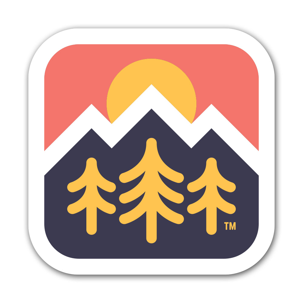 Peaks & Pines Sticker